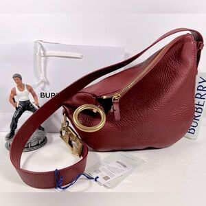 Sold ❌Burberry small Knight leather shoulder bag NWT
